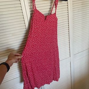 Billabong red floral dress BNWOT